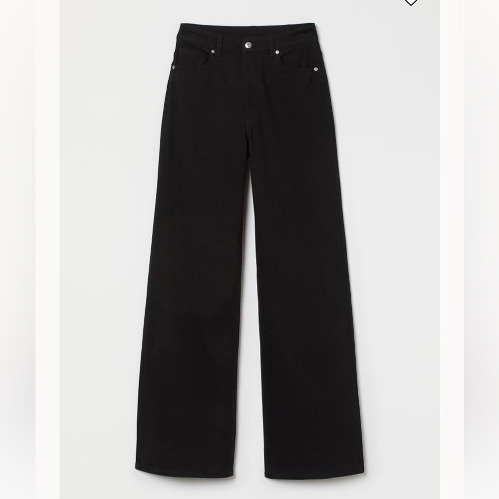 H&M Wide Leg Twill Pants